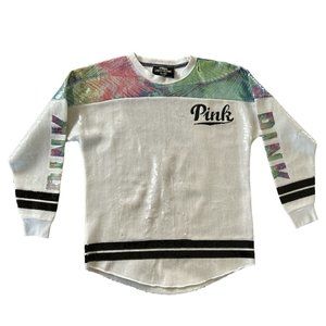 Victorias Secret pink limited release jersey 001 Extra Small Tropical Palm White